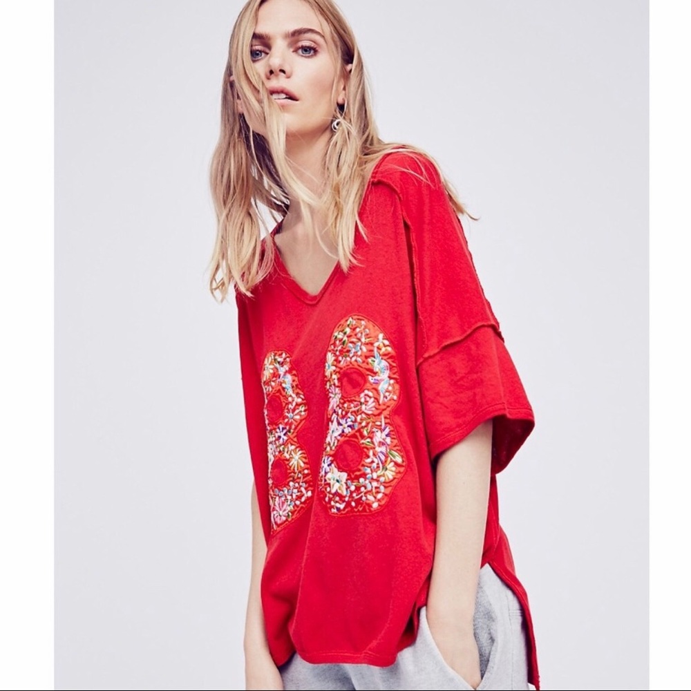 *FREE PEOPLE* We The Free Oversized Joni Tee - Picture 2 of 10